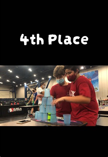 Incredible Cup Stacking Teamwork