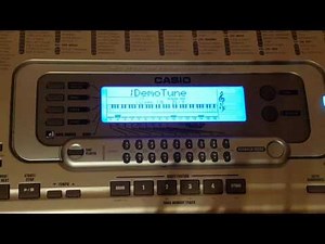 Casio WK3300 Factory Demo