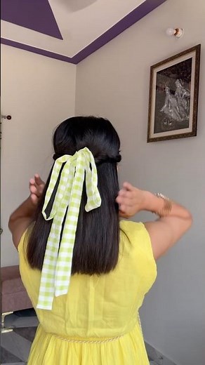 Summer hairstyle for girls 🪷 #easyhairstyles #hairstyle #diyhairstyle #hairinspo
