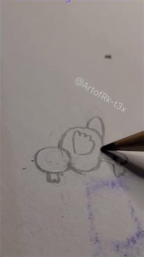 Drawing a little duckling for kids #artofrk