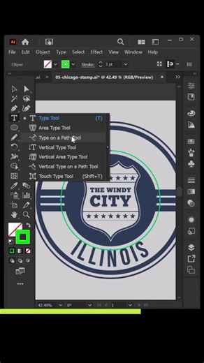write text around a circle in Adobe illustrator Follow for more tips #digitalcreator #adobedesign #AdobeIllustrator #graphicdesign | Let's Design