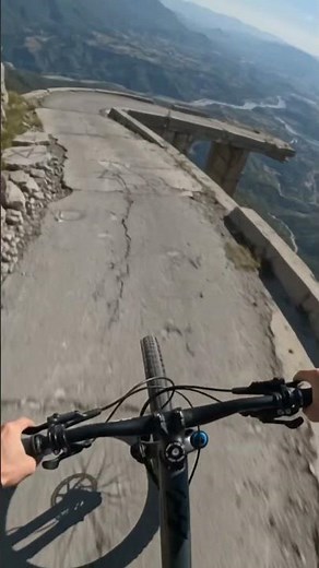 Insane POV Bicycle Ridge Ride! (Don't Look Down)