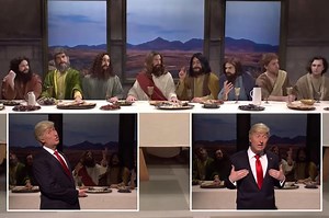 ‘SNL’ has Trump attend Last Supper, compare himself to Jesus