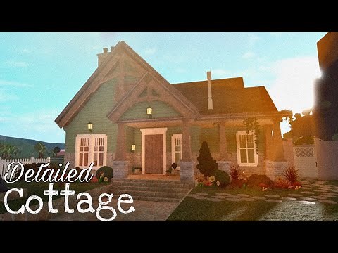 Bloxburg: Detailed Vintage Cottage | Speedbuild | Exterior