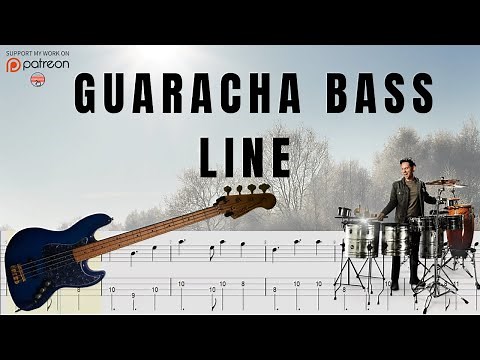 Guaracha Latin Bass Line - Free TABS