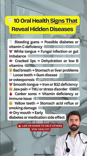 10 Oral Health Signs That Reveal Hidden Diseases