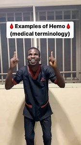 Examples of Hemo (medical terminology) #hemo #medicalterminology #medicalschool #blood #medicallife #nursing #physiology #medicalfact | Nurse Krypton
