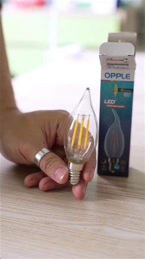 Unbox Đèn LED Opple Filament F35 #denchieusang #opple #opplelighting #dentrangtri #shorts