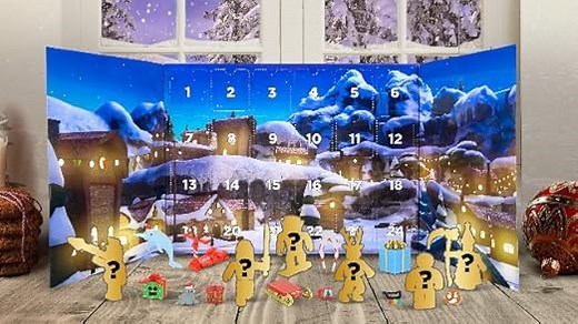 Roblox ROB0528 - Adventskalender, mit exklusiven Figuren, Zubehör und Spielcodes, ab 6 Jahren
