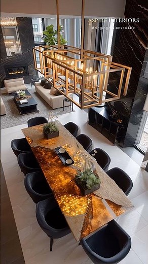 Amber Resin Artistry Hand Embedded Gold Leaf & Bioluminescent Craftsmanship Aspire Interiors