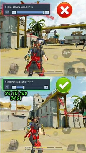 Third Person Sensitivity Settings in CODM BR 💯🔥Codmobile🤕CODM Pro Setting #shorts #codmbr #codm #ff