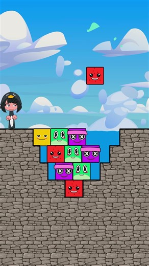 HELP The Goo Goo Gaga Penguin! 🐧 NumberBlocks New Bridge Challenge | Sigma Boy Edit #animation