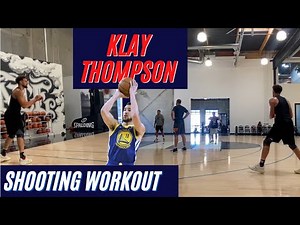 Klay Thompson Shooting Workout in Los Angeles