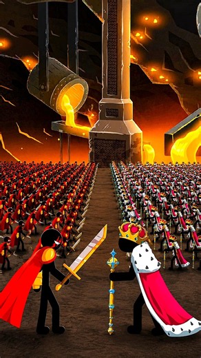 Xiphos vs King Zarek in God Mod 💀 | Stick War Legacy #stickwar3 #short