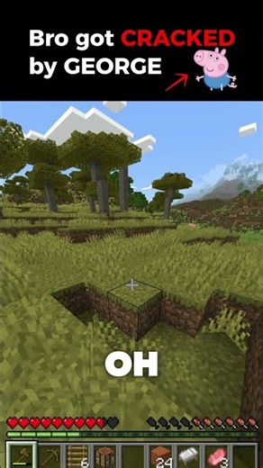 Minecraft but if I jump I get CRACKED