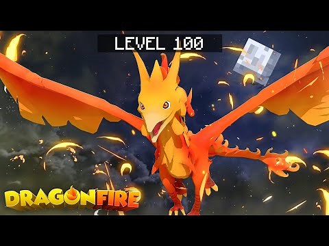 BLAZE FALCON LEVEL 100! HYDRA ALMOST COMPLETE! | Minecraft DragonFire | Little Kelly
