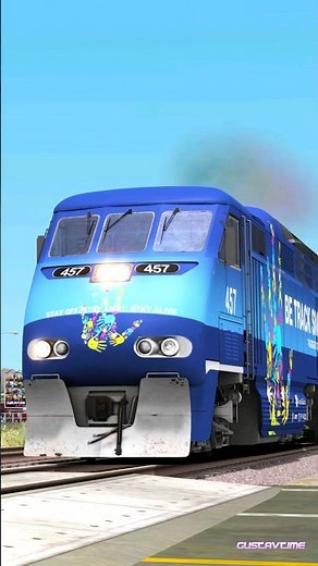 Amtrak 457 "be track smart"