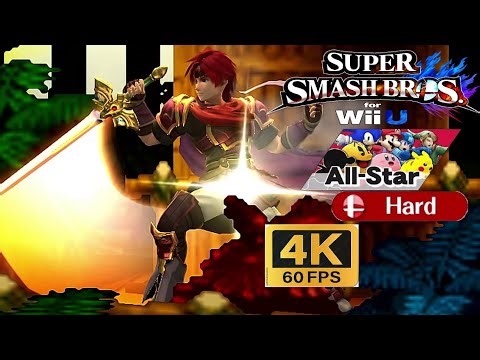 Super Smash Bros. Wii U All Star Mode on Hard with Roy [4K 60FS]