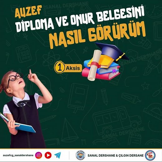 AUZEF Mezuniyet, Diploma ve Onur Belgesini Nasıl Görürüz?