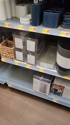 Grab a cheap Walmart bin (this is genius! 🤯)