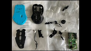 罗技g300s全拆清洗 鼠标拆解