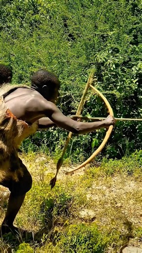 Starving Hunter Takes On a DANGEROUS Predator! 🏹 😱 #shorts