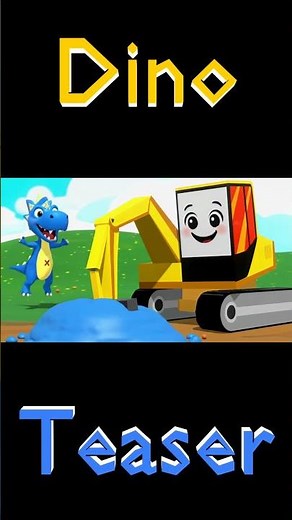 Dino and the Excavator Song | Indonesian Children's Songs | Part 2 #childrenssongs #dinoteaser