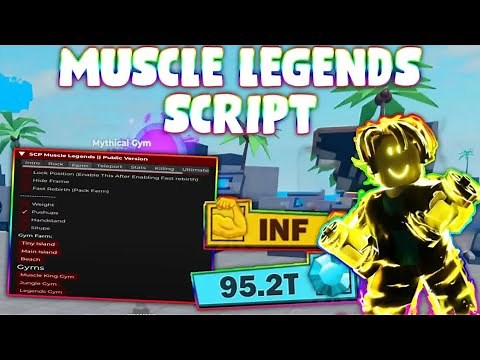 *NEW* Muscle Legends Script (PASTEBIN 2025) (KILLAURA ,AUTOFARM, HATCH CRYSTALS, SPEED, NO COOLDOWN)