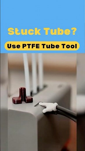 Stuck Tube? Use This ToolBroken filament? This 1 tool makes PTFE tube removal fast and reliable.