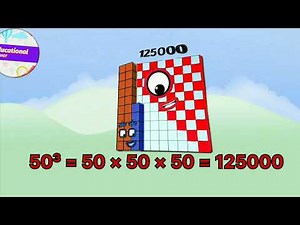 Meet numberblocks cube 26 to 50 (part 2) |learn to count @preschoollearning110