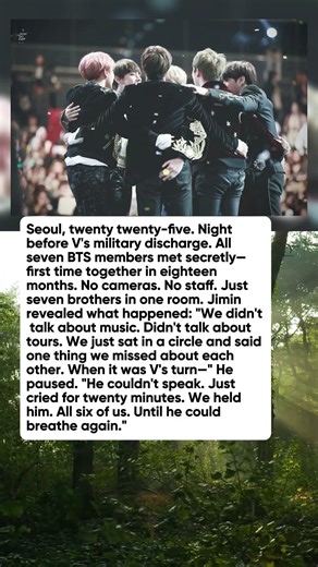 What All Seven BTS Members Did Together the Night Before V's Discharge That No One Knows Will