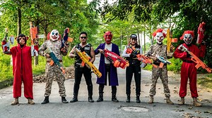 32K views · 1K reactions | Police S.E.A.L X & Power Girl Nerf Guns Fight Crime Group ROCKET Mask Keeping Dangerous Territory Brought to you by LTT Films! In this Nerf war, Squad SWAT must use new Nerf guns to compete in a Nerf battle Crime . Subscribe for more Nerf videos! Thank for watching, Please like share and SUBSCRIBE | LTT FILMS NERF WAR | Facebook