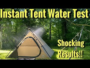 Water Testing Instant A Frame | Best Tent Ever