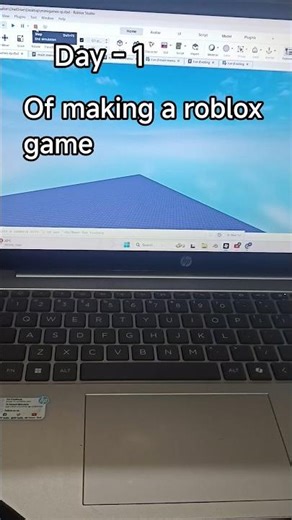 Day-1 of creating a roblox game - and i cant believe this happened #shorts