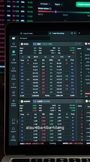Tips Set Up Trade Flow di Stockbit Desktop App