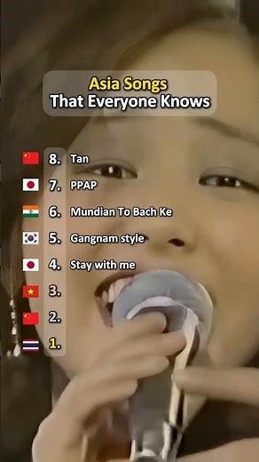 Top 10 Asian Songs That Everybody Knows #music #asiansongs #asia #Japanese #Chinese #edit