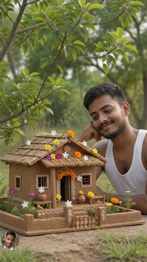 Buld a mini house with natur view
