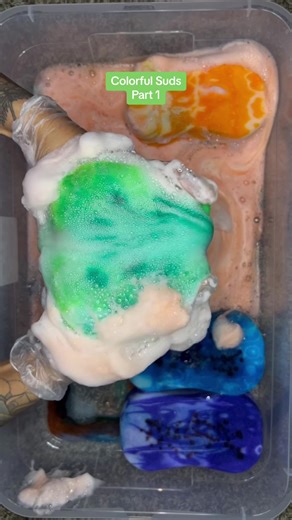 ✨Eleventh Video Part 1✨Colorful Paste 🧡💚💙💜🫧🫧🫧🫧 Thank you so so much for all the love and support I’ve gotten from everyone. I’m so happy to be making these videos for everyone to enjoy! This is just the beginning, it’s only up from here! 🥰💖 • • • • #sudsy #sudsypaste #sudsysqueezes #soapysqueezing #soapyfoam #soapyoverload #sudsoverload #powder #powderbombs #colorbombs #spongesqueezing #sponge #spongeasmr #soapyasmr #sudsyasmr #asmr #asmrsounds #asmrcommunity #asmrlisten #orange #green