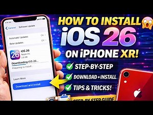 How to download iOS 26 on iPhone XR | Install New Update iOS 26.4 on iPhone XR