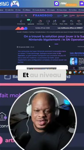 Jouer à des jeux Super Nintendo légalement ? Ce boîtier SN Operator copie les données de vos disquettes pour une expérience rétro authentique. #SuperNintendo #GamingRetro #SNOperator #JeuxVideo #LegalGaming