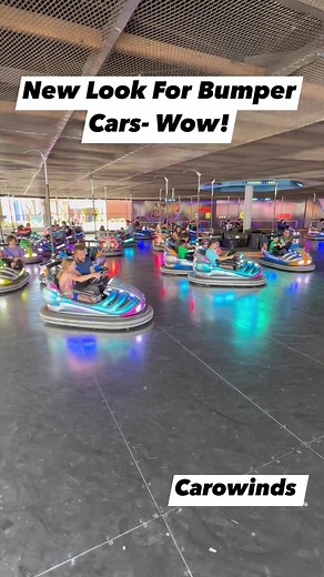 Check out these new bumper cars! #bumpercars #adventuresthatrock #Carowinds #thrillrides #amusementpark #fun #amusementparkrides # | Adventures That ROCK