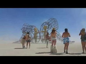 The Most Beautiful Art at Burning Man 2015. Project "LOVE" Odessa Ukraine