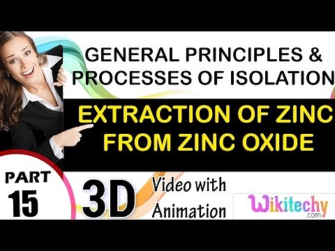 extraction of zinc from zinc oxide principles and process isolation of element 12 chemistry cbse