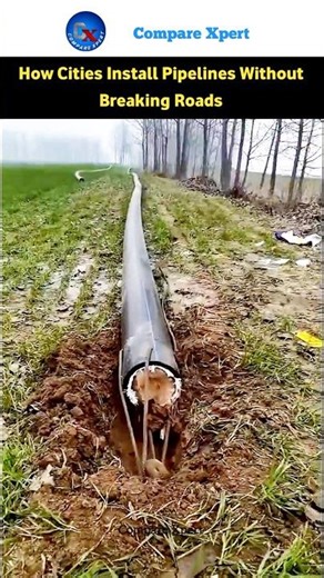 Underground Pipelines Without Trenching | HDD Tech #hdd #shorts