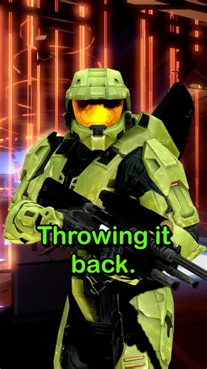 Master Chief throws it back! #halo #memes #masterchief