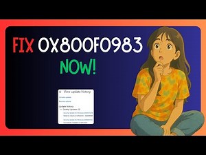 How To FIX "0x800f0983 Windows 11 Update Error" - GUIDE