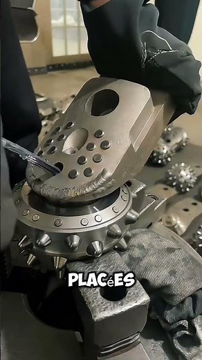 ⚙️ This is how a rock-drilling bit is assembled (satisfying)