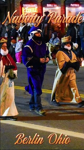 Nativity Parade - Berlin Ohio - Amish Country2025 #amishcountry #holmescounty #travel