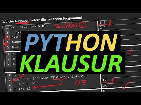 Teste dein PYTHON WISSEN!