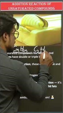 Addition Reaction of Unsaturated Compounds | Class 10 Science | Carbon and Its Compounds | Shorts